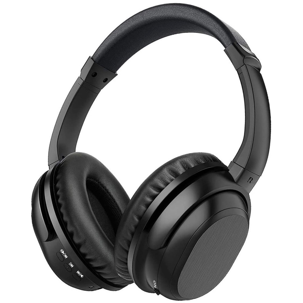Noise Cancel Headphones Bluetooth Wireless Mic Recharge HiFi Stereo Wired Mode
